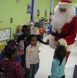 Santa visits ESLC